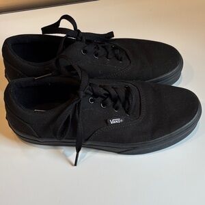 Vans youth  All-Black Canvas Sneakers